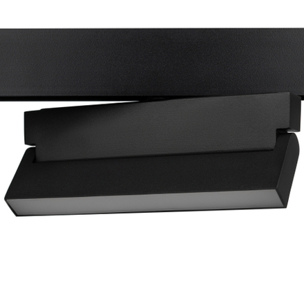 Магнитный трековый светильник ЭРА TRM20-2-22-12W3K BK светодиодный 12Вт 3000К черный для системы NOVA