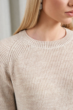 22897 Джемпер женский (кремовый меланж)