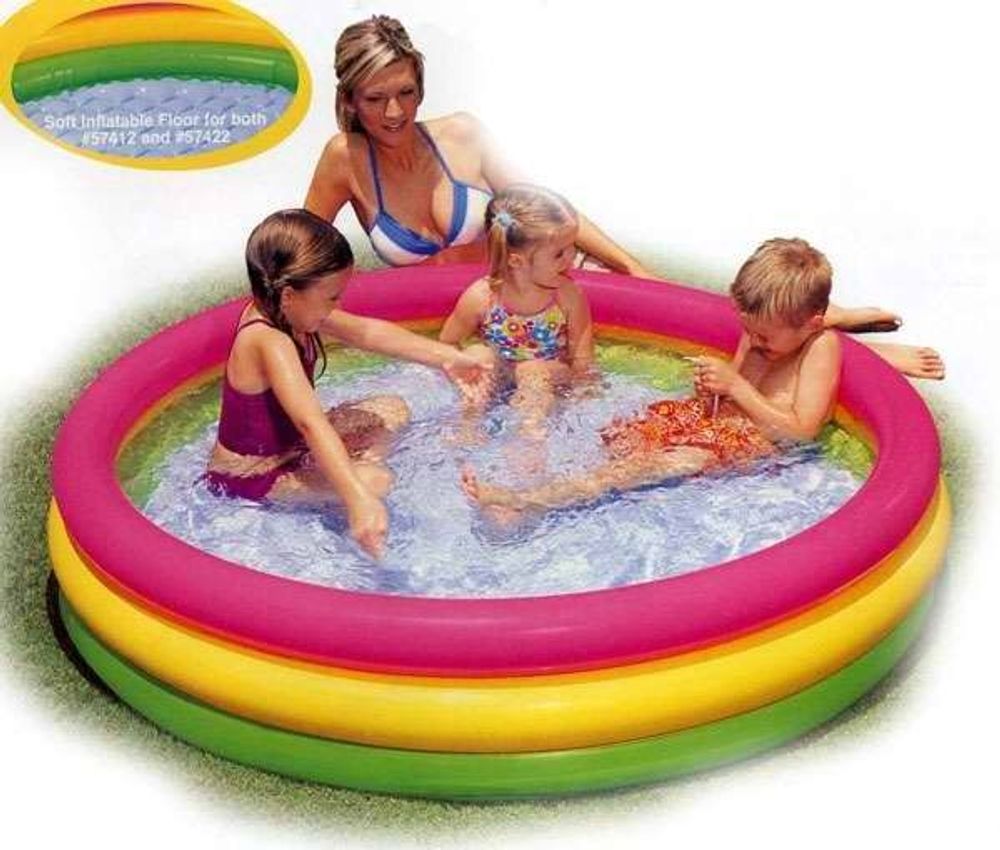 Купить Бассейн надувной Sunset Glow Pool 114х25см