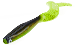 Виброхвост LJ 3D Series Kubira Fire Tail 9" (22,8 см), цвет PG45, 1 шт.
