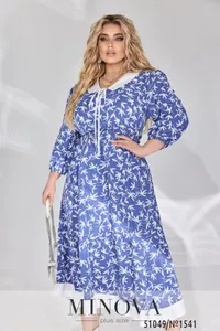 Платье 1541-синий Minova