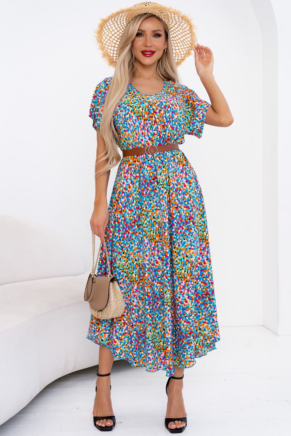 Платье Рада (мозаика) Р11-1166/4 Nikol (Акция)