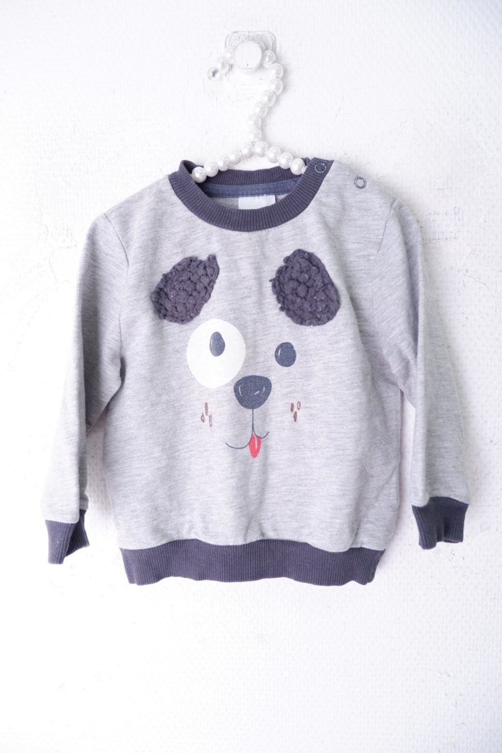 Свитшот Baby Go с мордочкой на 1 год