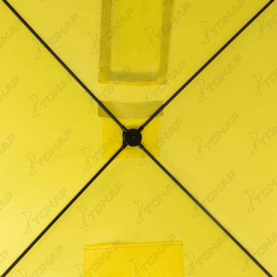 Палатка зимняя Куб 1,8х1,8 yellow/gray (HS-ISC-180YG) Helios