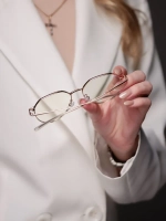 Очки для компьютера имиджевые защитные прозрачные нулевки
