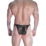 Мужские трусы танга черные Don Moris DM291175