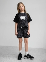 Костюм для девочки спортивный с шортами