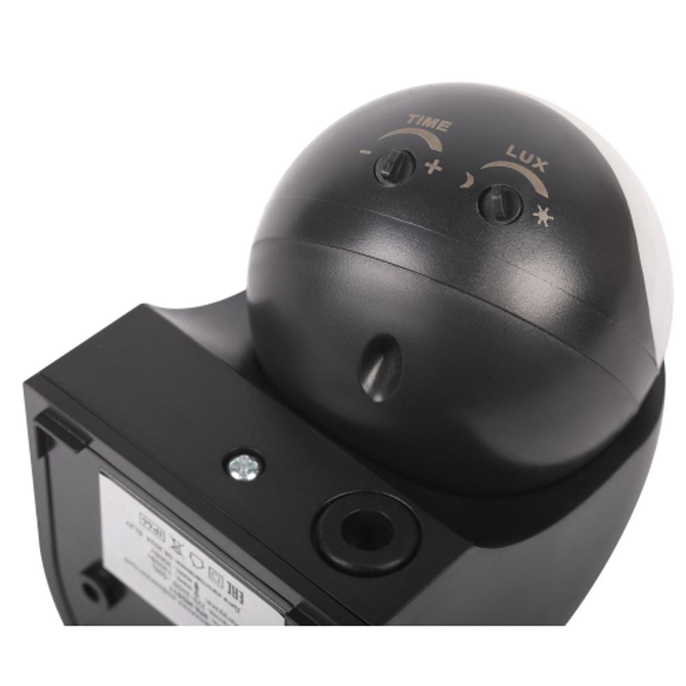 Датчик движения ЭРА MD 011 настенный инфракрасный 1200 Вт угол 180° IP44 черный