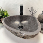 Раковина из речного камня RS-63514 (44*38*15) 0122