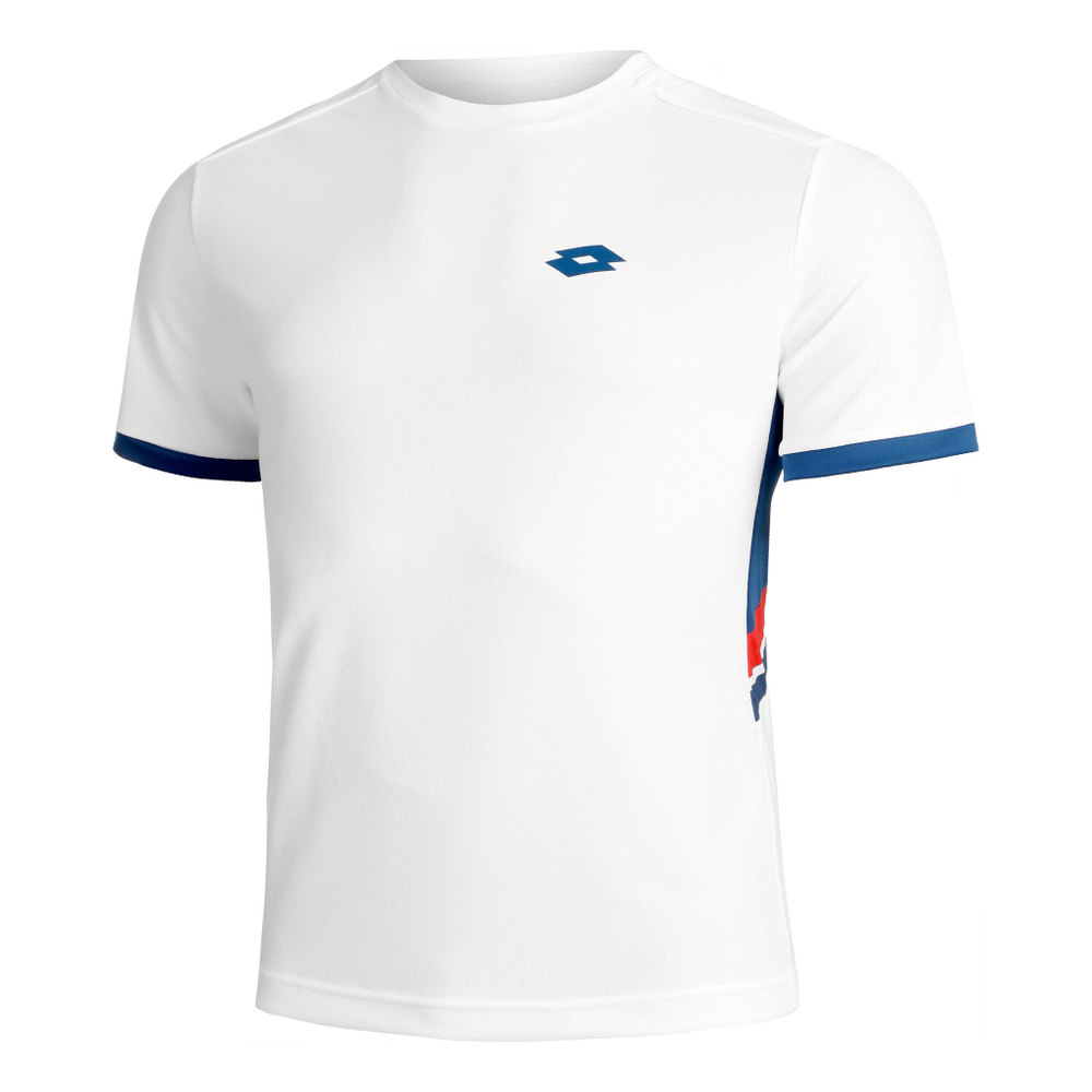 Мужское теннисное поло Lotto Squadra III T-Shirt Men - White