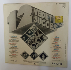 Винтажная виниловая пластинка LP Сборник 12 Vedettes 12 Succes (France 1976)