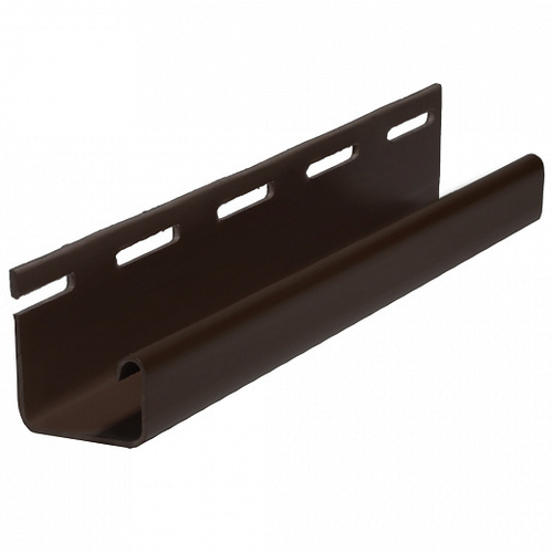 J-профиль к фасадной панели, коричневый Fineber (Файнбир)