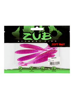 Приманка ZUB-BLEAK  75мм(3")-6шт, (цвет 130) маджента с блестками