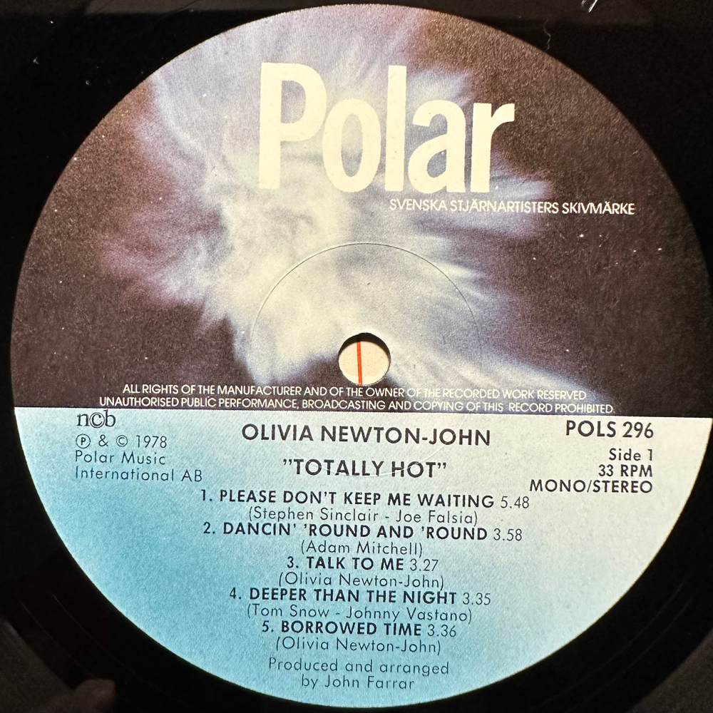 Olivia - Totally Hot (Швеция 1978г.)