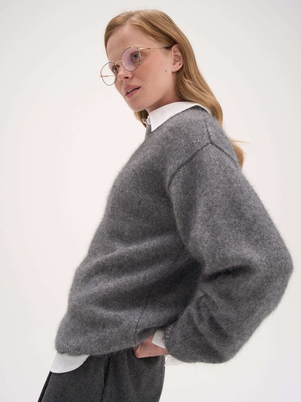 Джемпер с шерстью енота 