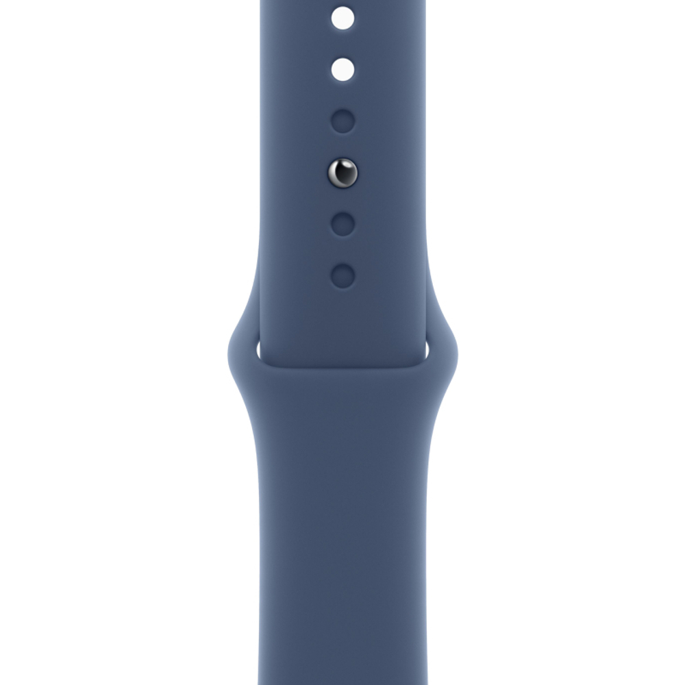 Часы Apple Watch SE (2024) 40mm Silver Aluminium Case, Sport Band (Denim) S/M