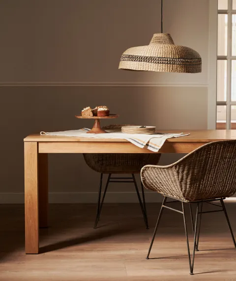 Стол раздвижной Indra 120-200x75 дубовый