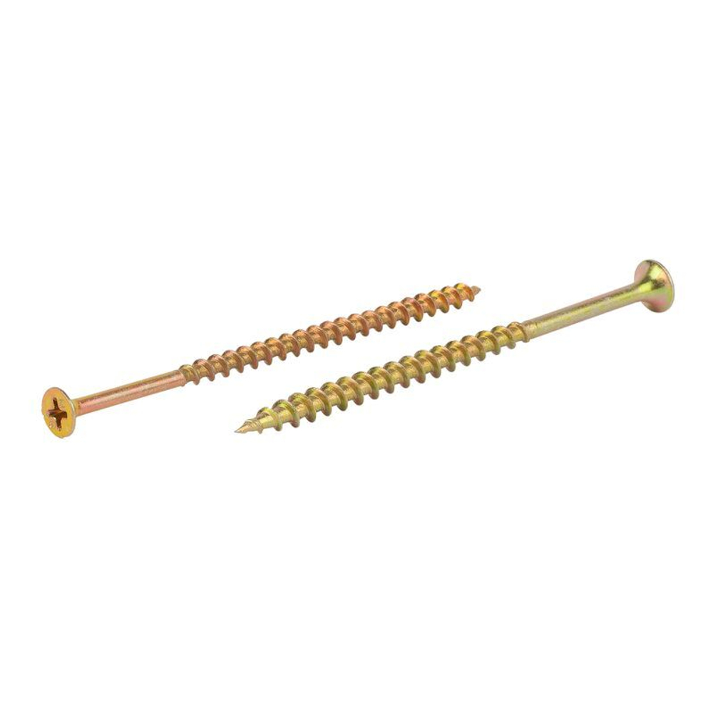 Саморез по дереву 4,2х90(89) мм желтый цинк