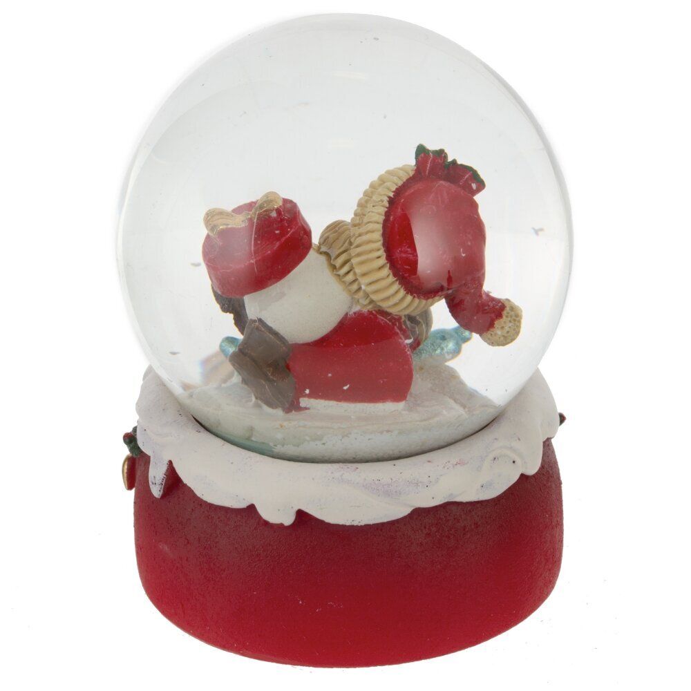 GAEM Фигурка декоративная "Снеговик" в стекл шаре, D 6.5 см, L6,5 W7 H8 см, 2в.
