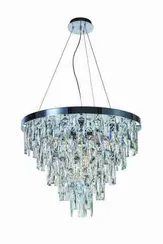 5729R/10A CHROME+CLEAR (1) Люстра NW