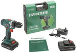 Акк. дрель-шуруповёрт FAVOURITE DC 1802 PROMO 18В, 2Ач, 30Нм Li-ion (101101802)