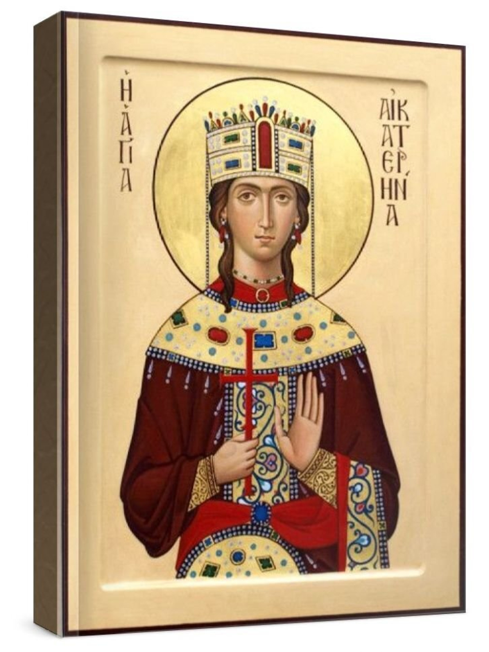 Екатерина (рукописная икона)