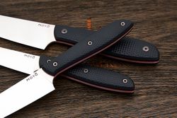 Нож кухонный MOYO Премьер универсальный 130мм, сталь AR-RPM9, рукоять G10-extra черный