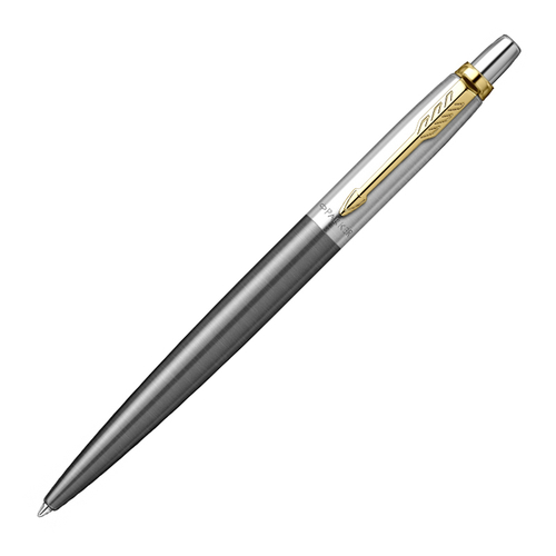 Шариковая ручка Parker Jotter Grey Core GT Mblue в подарочной коробке