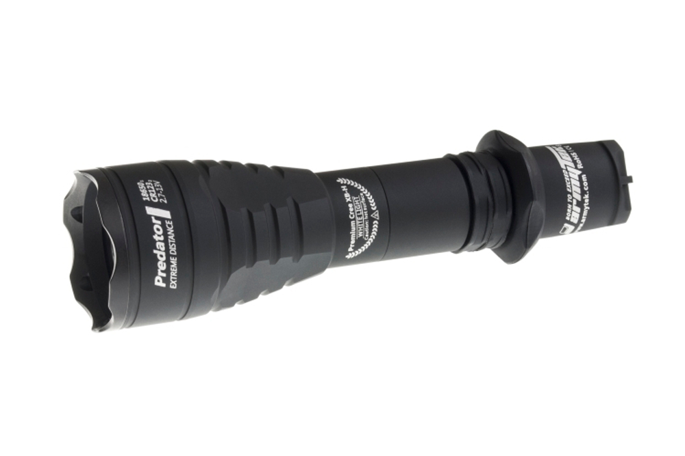 Фонарь светодиодный тактический Armytek Predator v3, 200 лм, зеленый свет, аккумулятор