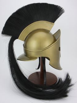 Nautical Шлем Спартанский Царь Леонид с черным плюмажем