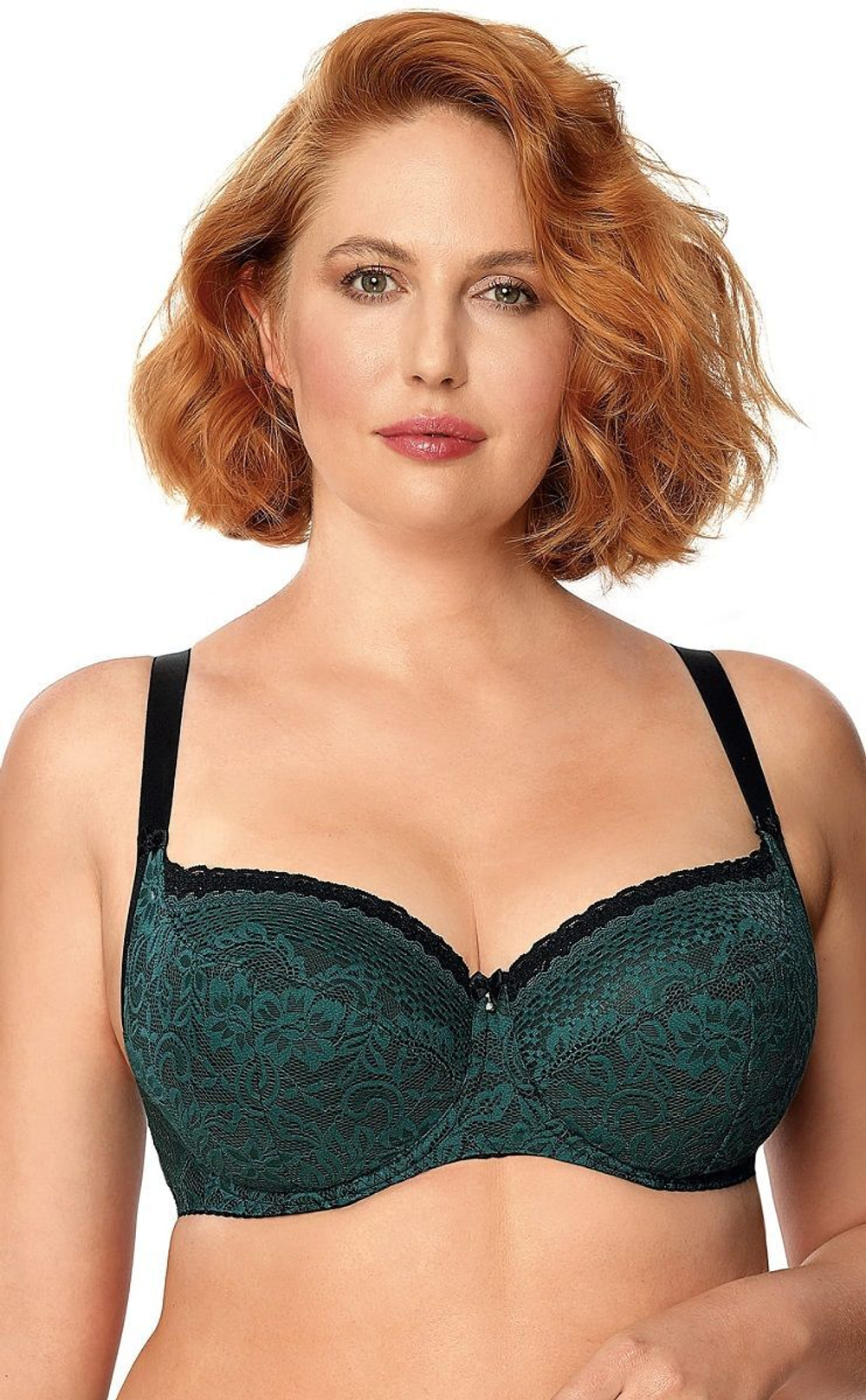 Бюстгальтер на косточках Xena (Размер: 90D) (Цвет: изумрудный)