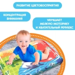 7023849 Акваковрик развивающий «Изучаем цвета»