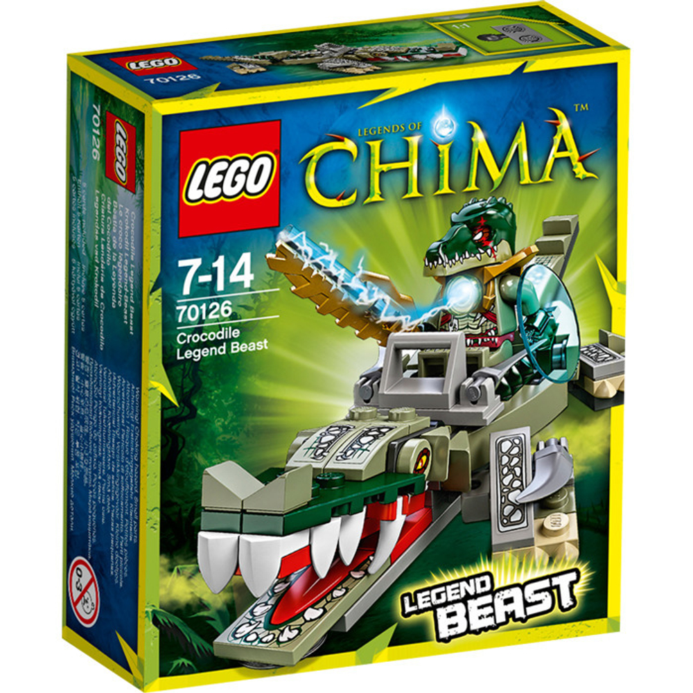 LEGO Chima: Легендарные звери: Крокодил 70126 - купить по выгодной цене |  Интернет-магазин «Vsetovary.kz»