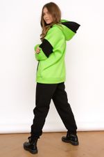 Костюм Лайм (черный/лайм) К11-47 Nikol