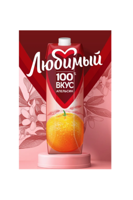 Нектар апельсиновый сок с мякотью 0.97л*12