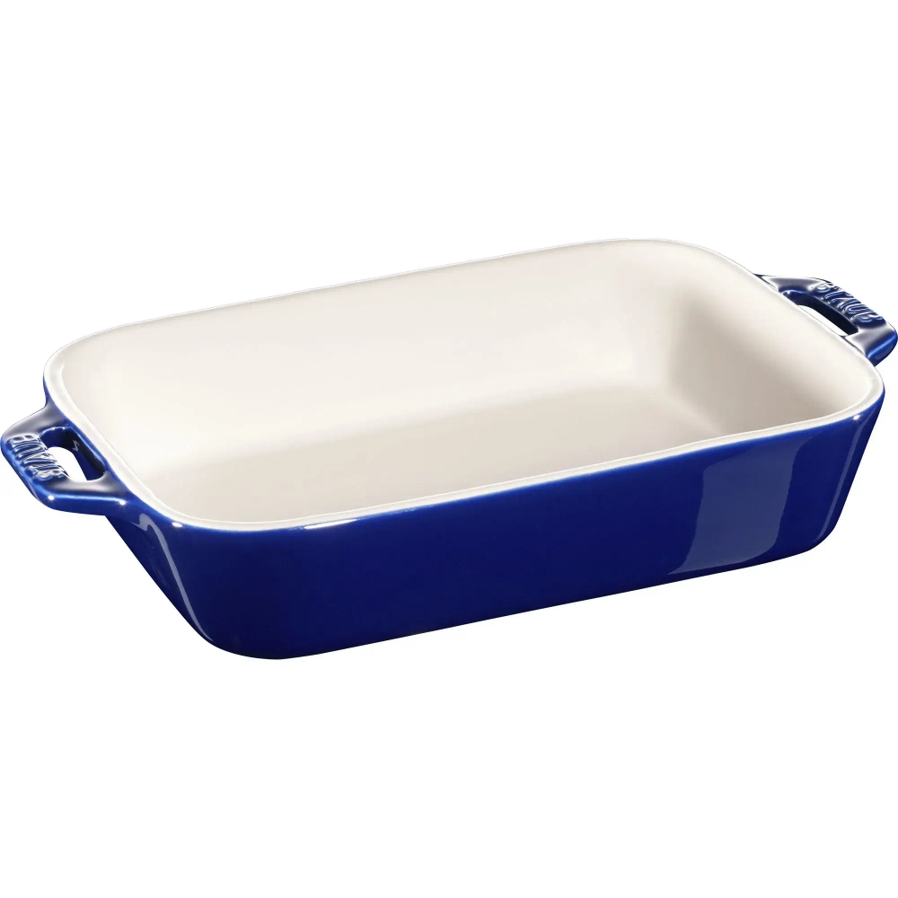 STAUB Керамическое блюдо Cooking 1,1 л 16x20 см синее