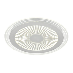 7739/80L MITRA LED SN 603 Светильник металл/акрил/белый/серебряный/прозрачный LED 80Вт 3000-6500К D480 IP20 пульт ДУ PROMISE