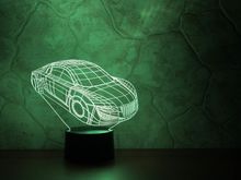 Ночник детский 3D Светильник Автомобиль