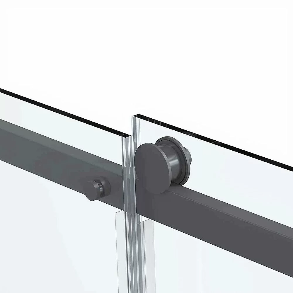 Душевой уголок Vincea Como Soft VSR-1CS1012CLGM 120x100 стекло прозрачное/профиль вороненая сталь