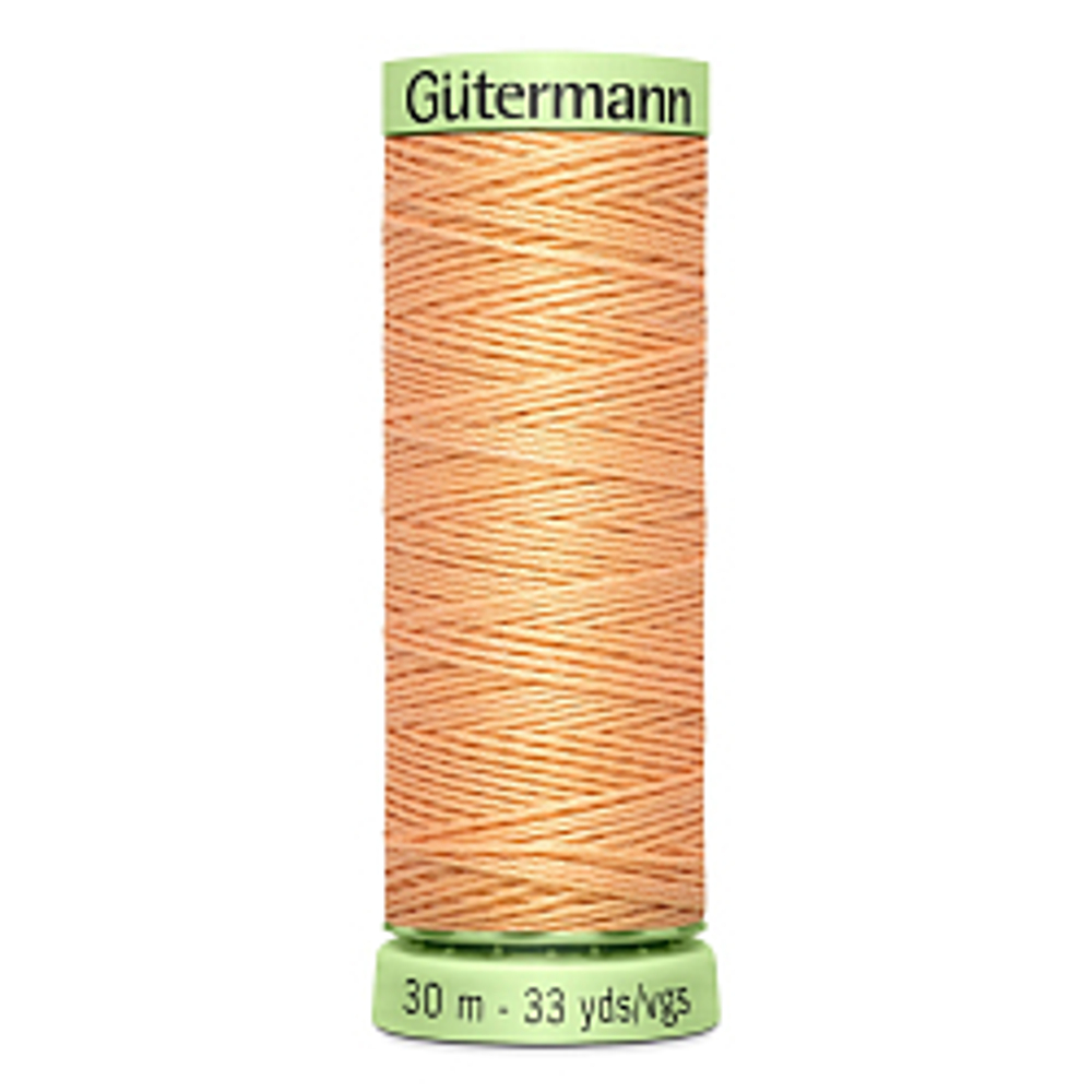 Нить Top Stitch 30/30 м для декоративной отстрочки, Gutermann, 979 абрикос
