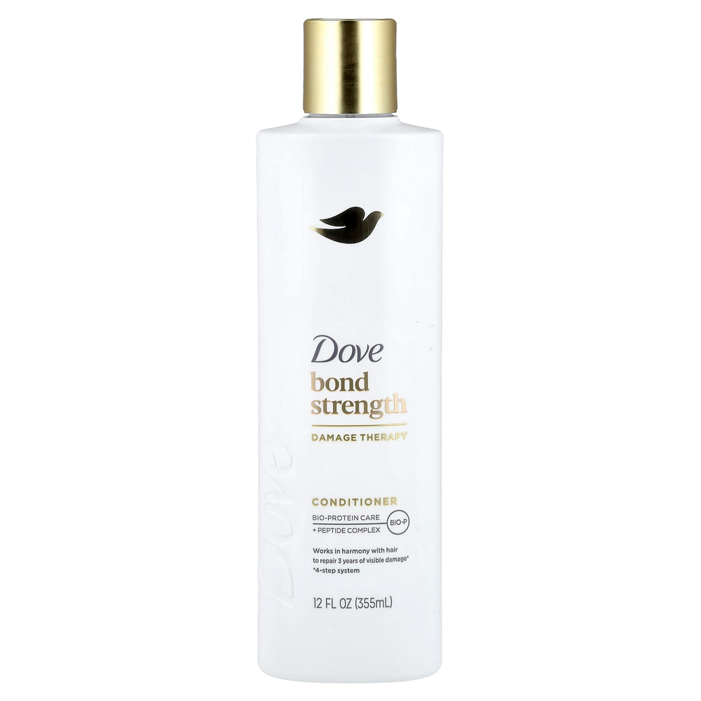 Dove, Кондиционер, прочность соединения + пептидный комплекс, 355 мл (12 жидк. унц.)