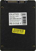 Накопитель SSD 128 Gb SATA 6Gb/s QUMO Novation &lt;Q3DT-128GMCY&gt; 2.5" 3D TLC