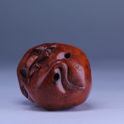 Нэцкэ Бык круглый