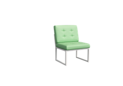 Next Диван одноместный NLT.D-1 Kanzas 20/Металл Белый 650*663*885