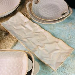 Lenardi 205-710 Прямоугольное блюдо 37см ДЮНА в под.уп.(х24)Фарфор