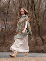 пончо женское