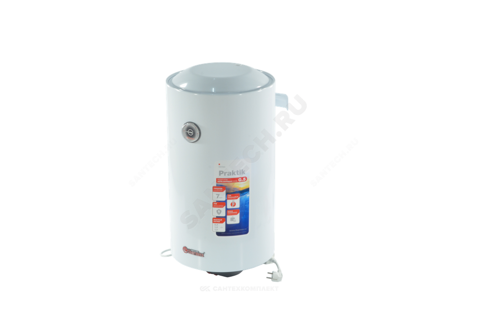 Водонагреватель электрический накопительный 50 л 2,5 кВт Praktik 50 V Slim THERMEX ЭдЭ001639