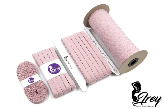 019 641/12 Резинка отделочная Lauma 12 мм, лотос 019