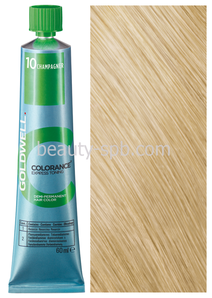 Goldwell Colorance 10 CHAMPAGNE экстра блонд 60 мл