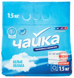 ПОРОШОК АВТОМАТ ЧАЙКА 1,5КГ БЕЛЫЕ ОБЛАКА 9941